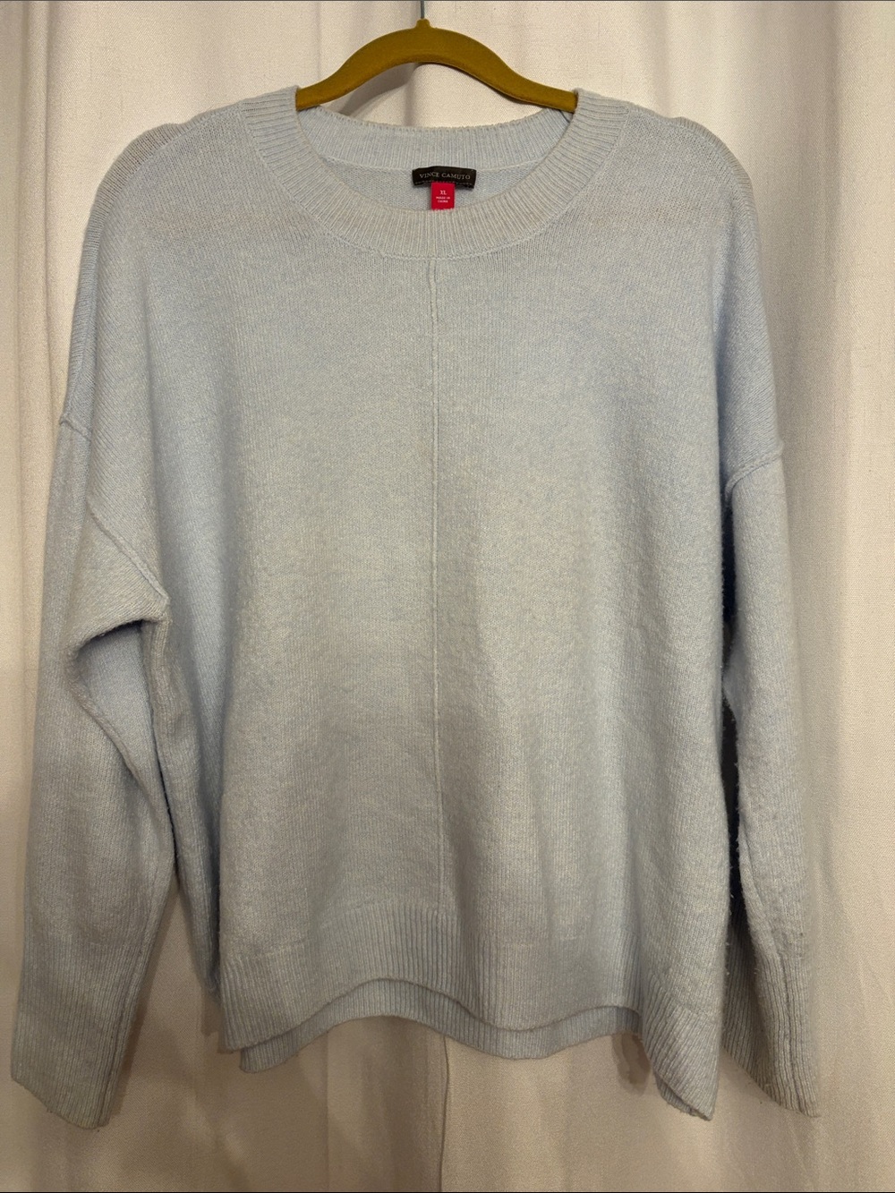 Vince Camuto Pale Blue Crewneck Sweater